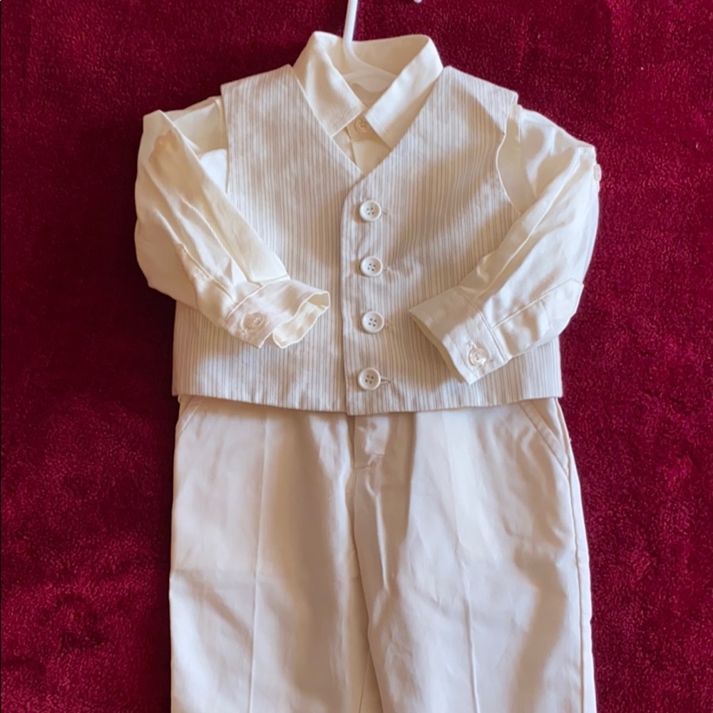 Italian  3 piece vest set